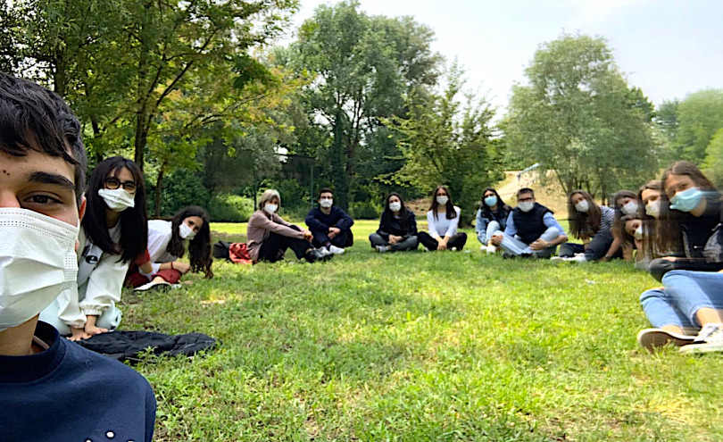 Preparazione degli esami “en plein air” in riva al Po
